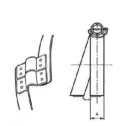 Opaski ślimakowe mostkowe typu SPIRO W2 - lewoskrętne